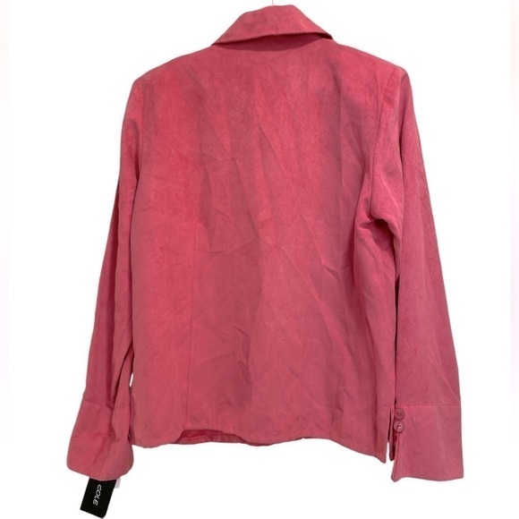 NWT Morgan Cole Pink Ladies Blouse Size Medium - Picture 5 of 5